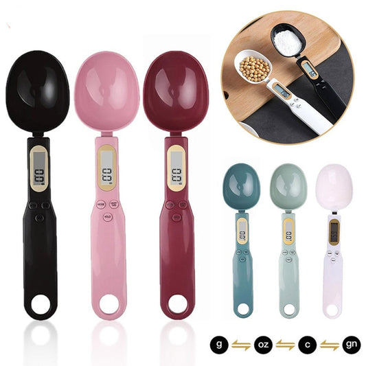 SearchFindOrder Black Digital Measuring Spoon with LCD Screen