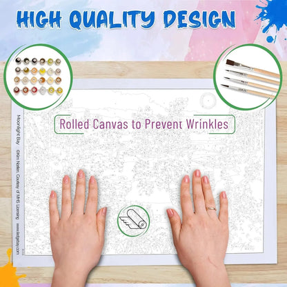 SearchFindOrder 40x50CM 1 DIY Number Canvis Painting Kit