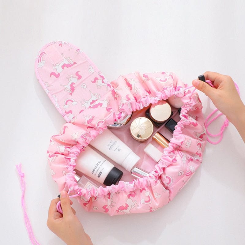 Drawstring Cosmetic Travel Storage Makeup Bag