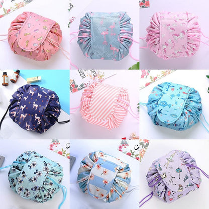 Drawstring Cosmetic Travel Storage Makeup Bag