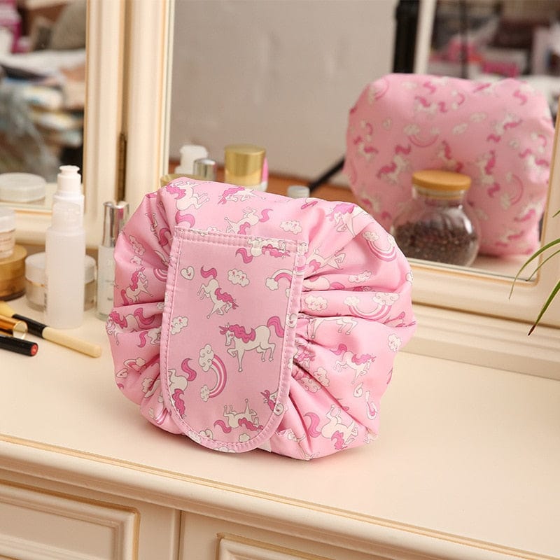 Drawstring Cosmetic Travel Storage Makeup Bag