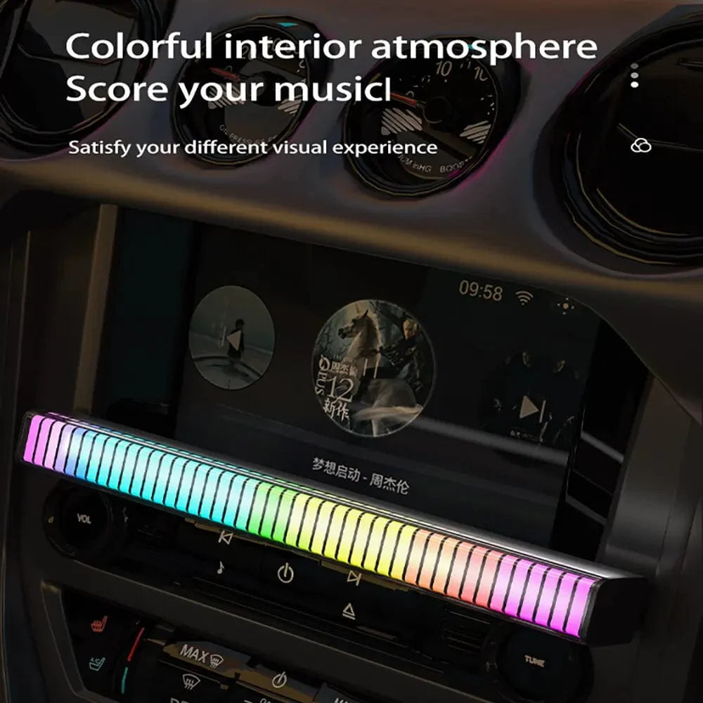 Dynamic Sync RGB Ambience 3D Double-Sided LED Lights for Immersive Gaming, Car, and TV Decor