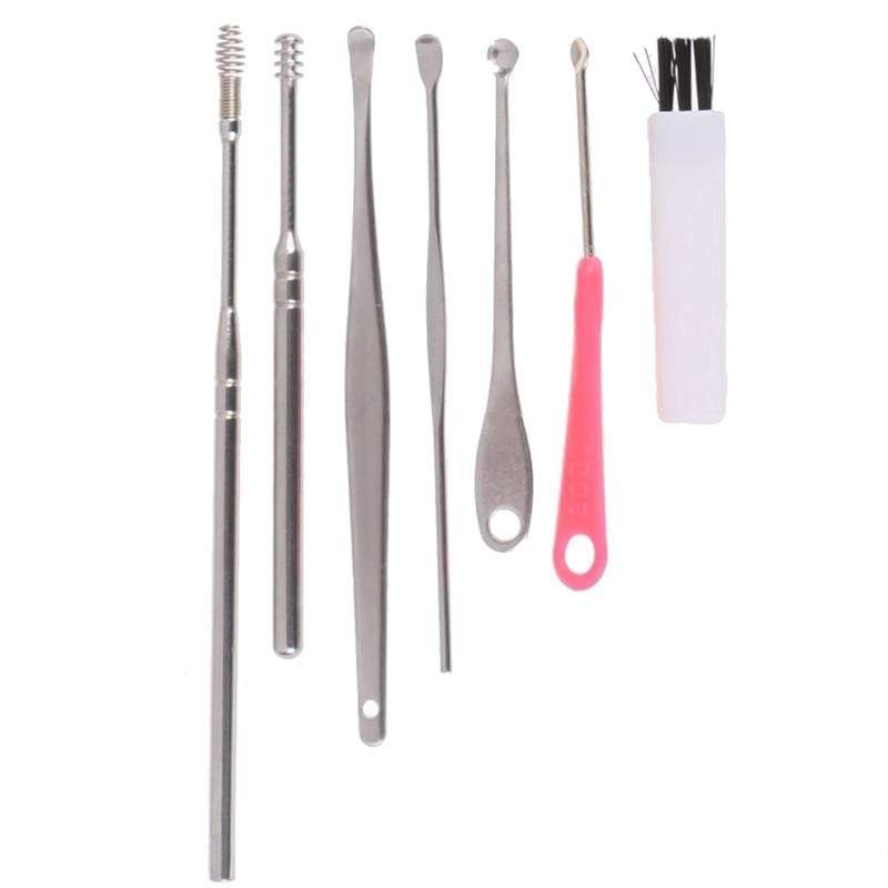 Stainless Steel Ear Wax Removal Cleaning Tool Kit