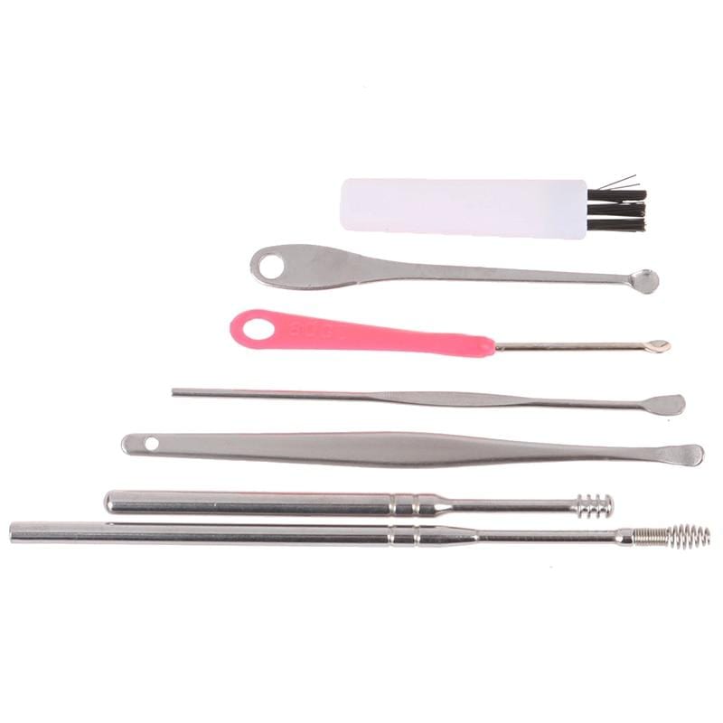 Stainless Steel Ear Wax Removal Cleaning Tool Kit