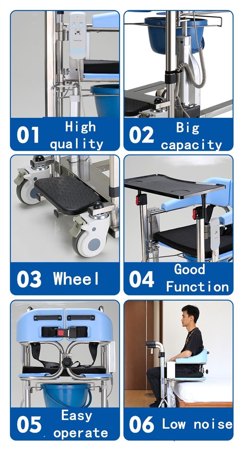 Easy Mobile Manual or Electric Transfer Lift Chair