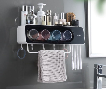 Eco Squeeze Wall-Mounted Toothpaste Dispenser Kit Innovative Bathroom Solution