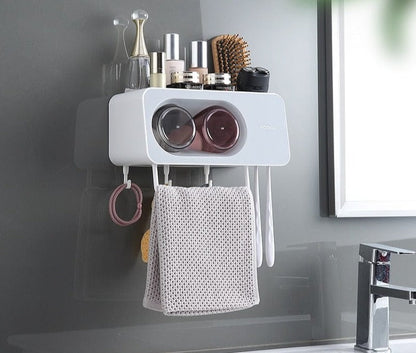 Eco Squeeze Wall-Mounted Toothpaste Dispenser Kit Innovative Bathroom Solution