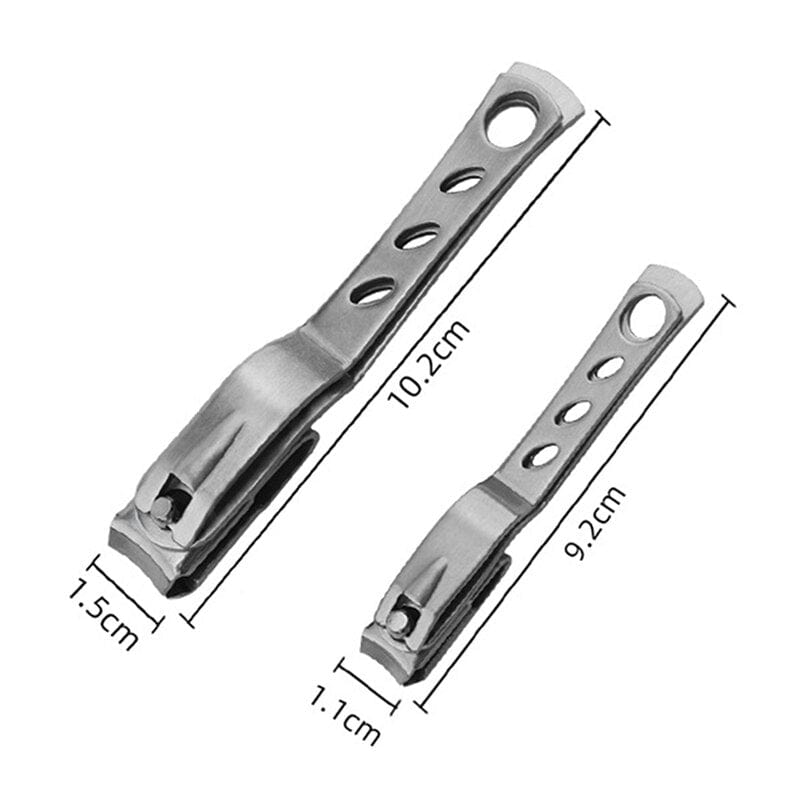 Effortless Nail Clippers 360° Rotating Head Stainless-Steel Nail Trimmer for Fingernails & Toenails