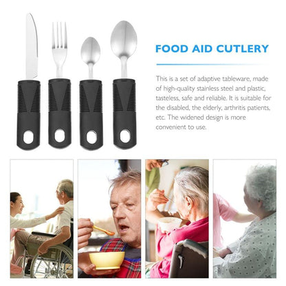 Elderly Cutlery Set with Anti-Shake Technology