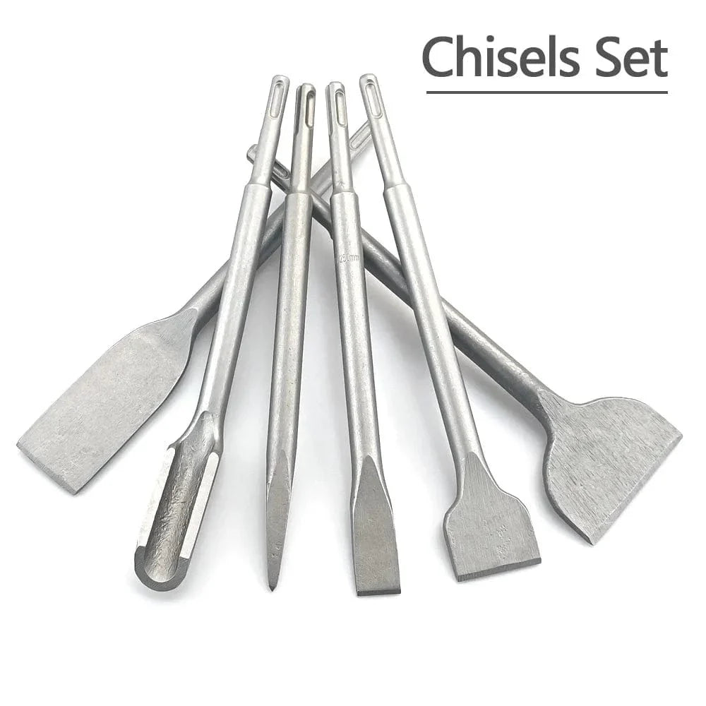 SearchFindOrder 3PCS Chisels Electric Drill Chisel Set