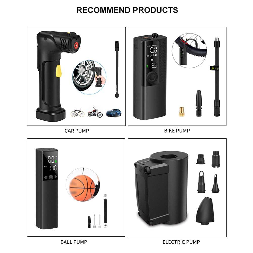 Cordless LED Touchscreen 150PSI Rechargeable Air Compressor - Smart Shop (Online Store for wise shoppers) 