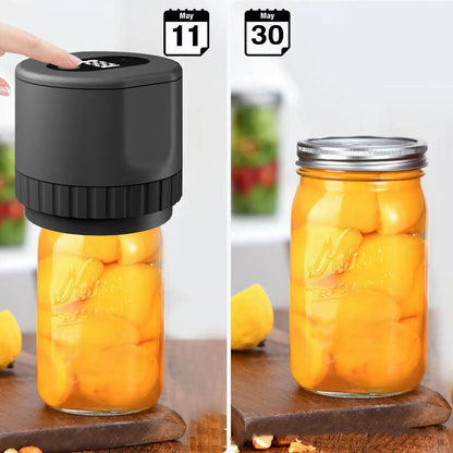 SearchFindOrder White Electric Mason Jar Vacuum Sealer