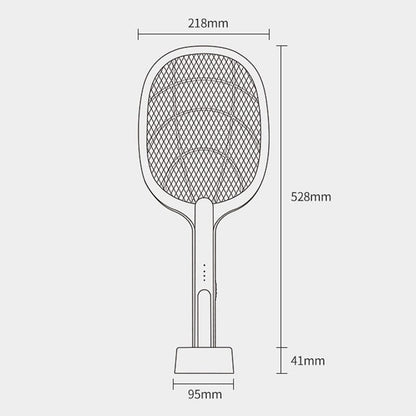 Electric 3,000 Volt Rechargeable Mosquito Bug Zapper Racket and Insect Swatter