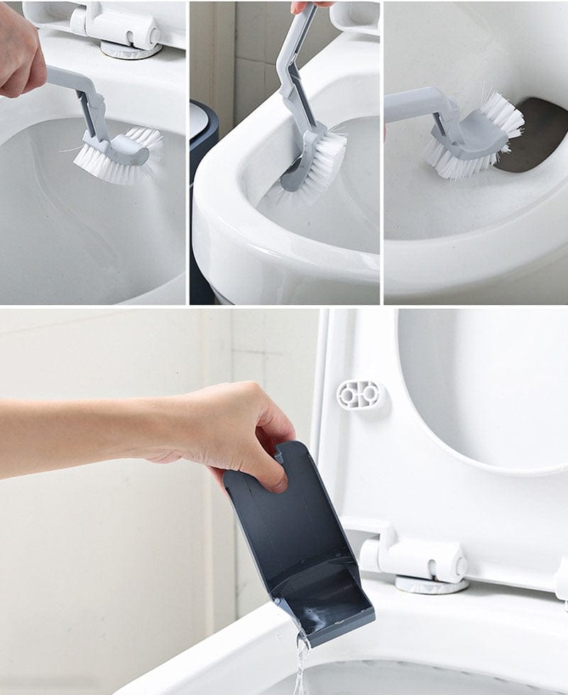 Touchless Motion Sensor Smart Trash Can with Toilet Brush