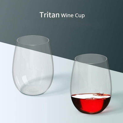 Elegant Stemless Shatterproof Tritan Plastic Wine Cups - Smart Shop (Online Store for wise shoppers) 