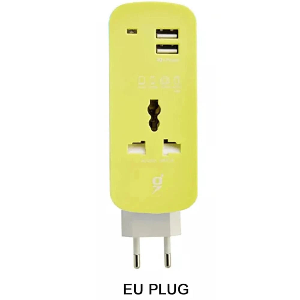 Portable Universal Sockets with USB Charger Outlet US/EU/UK - Smart Shop (Online Store for wise shoppers) 