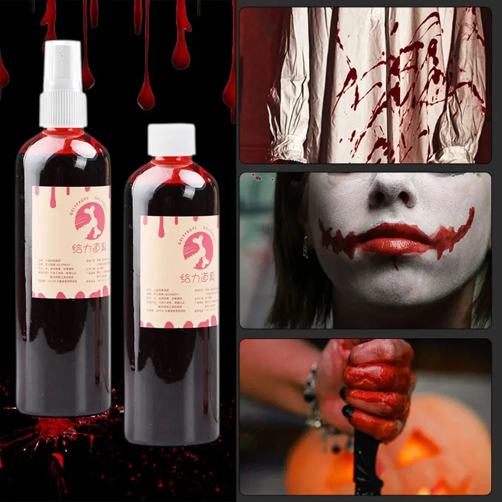 SearchFindOrder Red Blood / 150ML Fake Liquid Blood Bottle