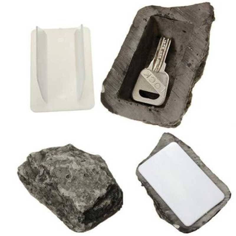 Hide-a-Spare-Key Fake Rock - Looks & Feels like Real Stone - Safe for Outdoor Garden or Yard - Smart Shop (Online Store for wise shoppers) 