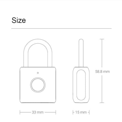 Fingerprint Padlock - Smart Shop (Online Store for wise shoppers) 