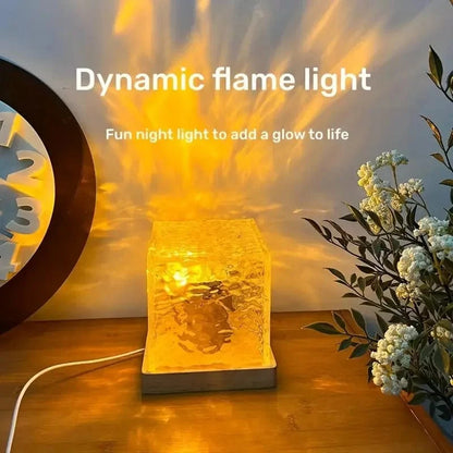 Flame Crystal Lamp