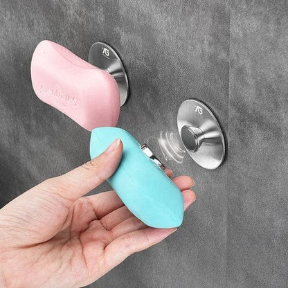 Stainless-Steel Wall-Mounted Magnetic Soap Holder