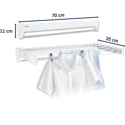 Flex Fold Wall Mounted Clothes Drying Rack