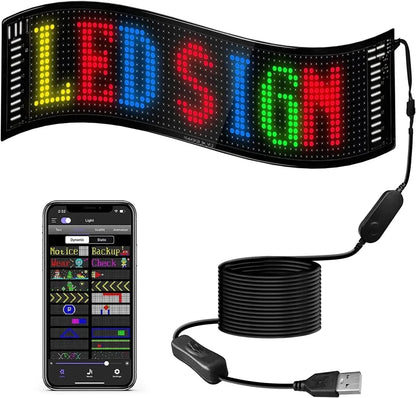 SearchFindOrder 16x64 LEDs 9x37 CM Flexi Graffix RGB LED Matrix Display