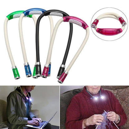 SearchFindOrder Blue / China Flexible Handsfree Neck LED Light