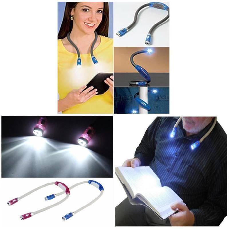 SearchFindOrder Pink / China Flexible Handsfree Neck LED Light