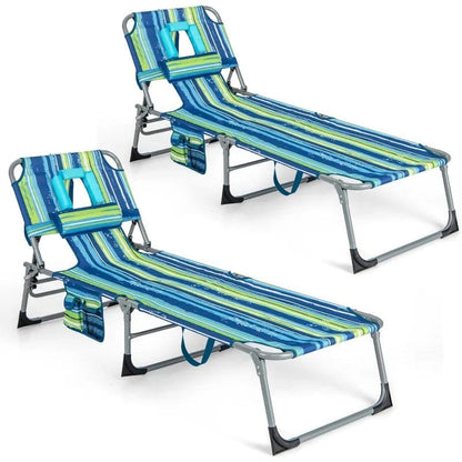 Folding Adjustable Lounge Chair