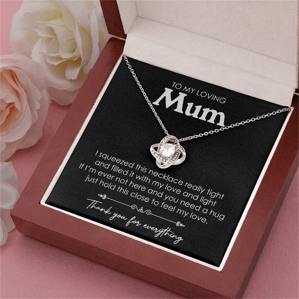 SearchFindOrder Four-leaf Clover Pendant Eternal Heart Necklace for Mother