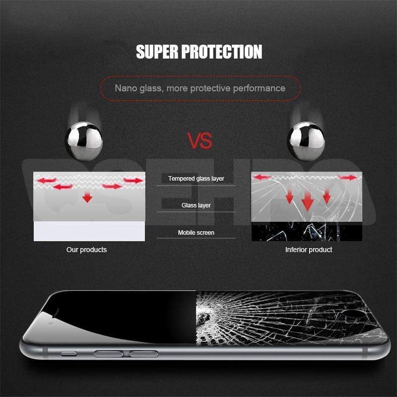 Full Cover Tempered Glass On For iPhone - Smart Shop (Online Store for wise shoppers) 