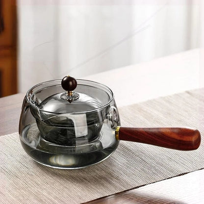 SearchFindOrder Transparent 500ml Glass Heat-Resistnat Teapot