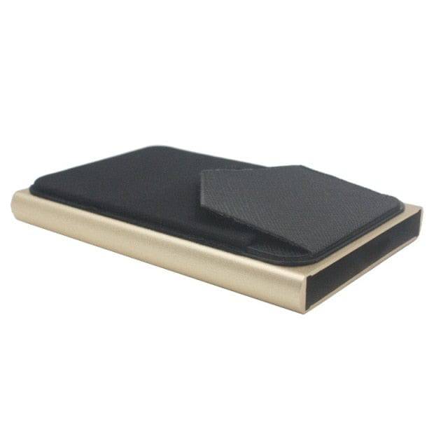 SearchFindOrder Silver Pop-out RFID Card Holder Slim Aluminum Wallet