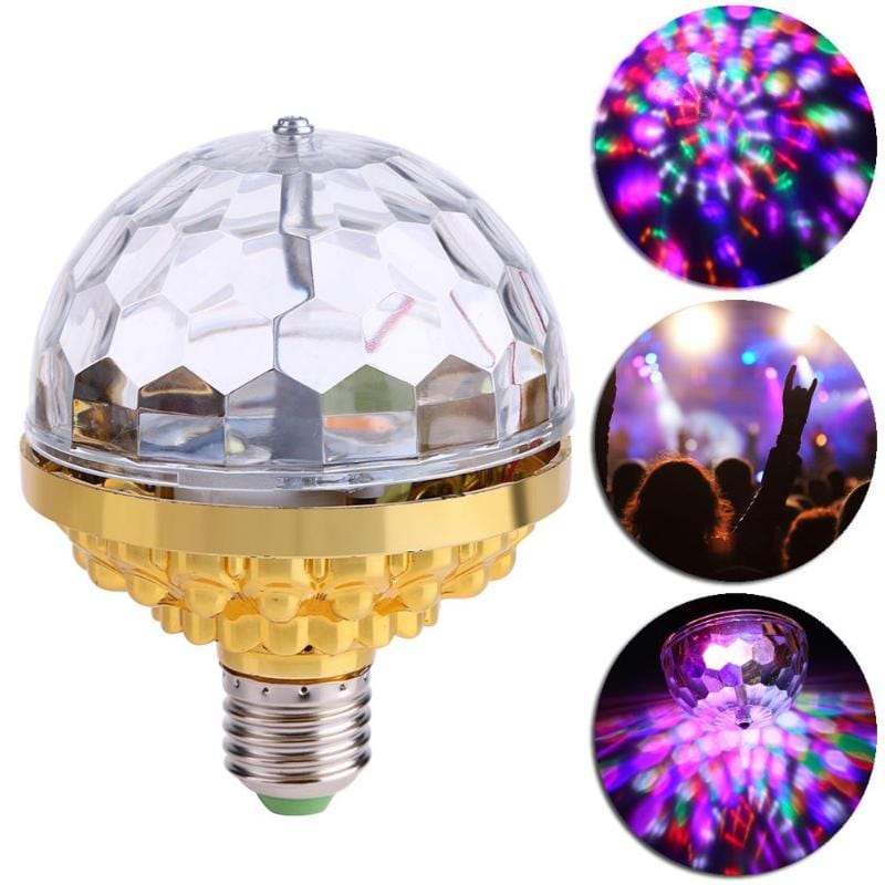 Rotating Colorful Disco LED Light⁠