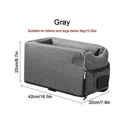 Portable Car Seat Bed and Carrier for Small Pets