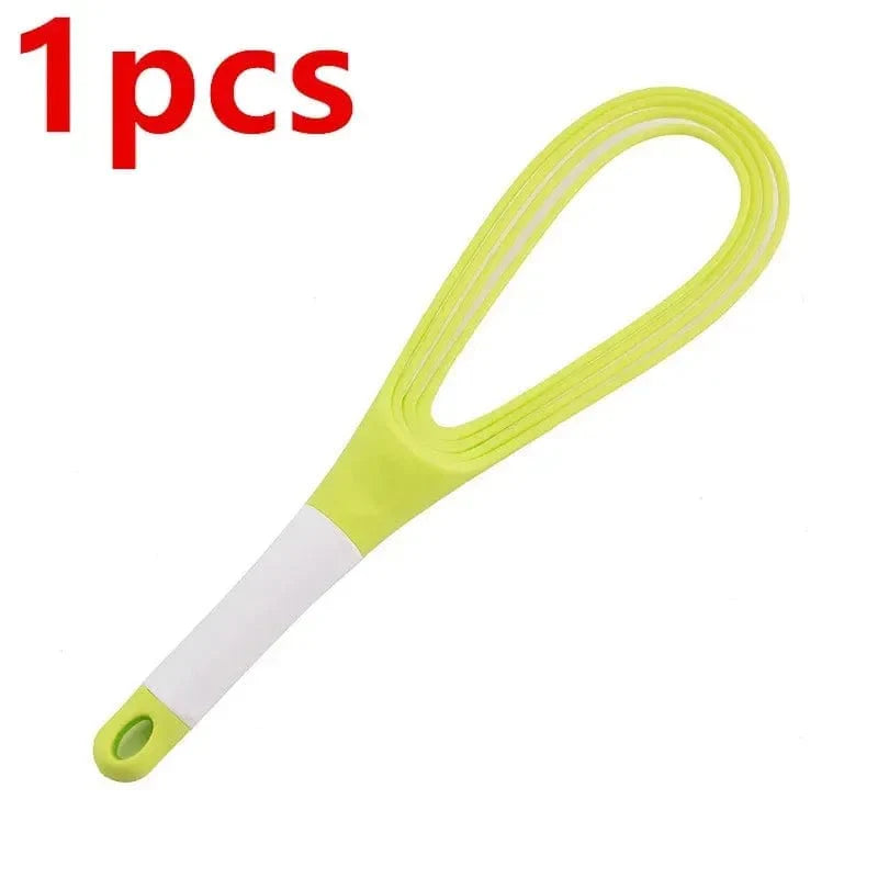 SearchFindOrder orange-3pcs Flexible Silicone Twist and Fold Whisk