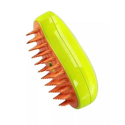 Steamy 3-in-1 Pet Cat Brush, Cat Hair Cleanser and Steam Vapor Comb