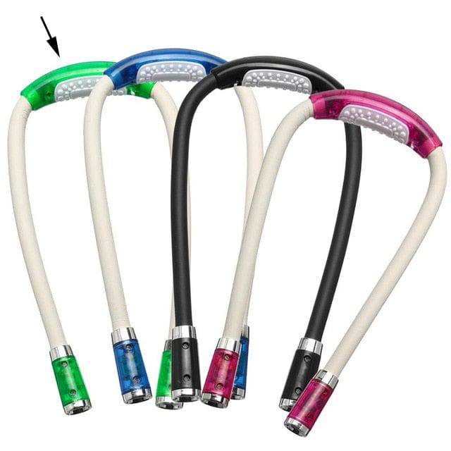 SearchFindOrder Green / China Flexible Handsfree Neck LED Light