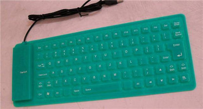 SearchFindOrder Green Portable Mini USB Waterproof Flexible Keyboard