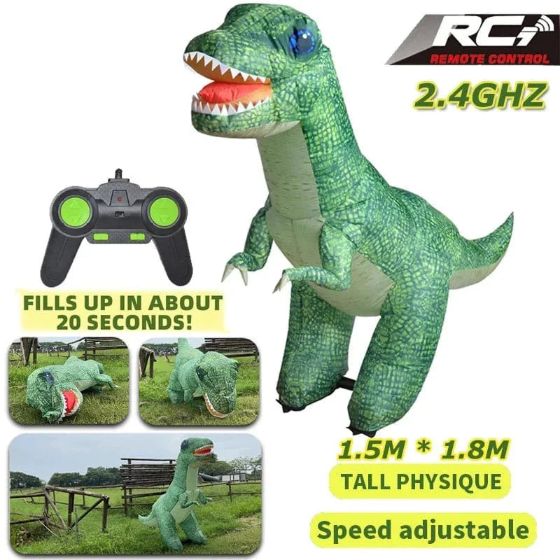 SearchFindOrder green / CHINA Roar RC Dino Explorer 2.4G Electric Walking Adventure with Inflatable Tyrannosaurus Rex