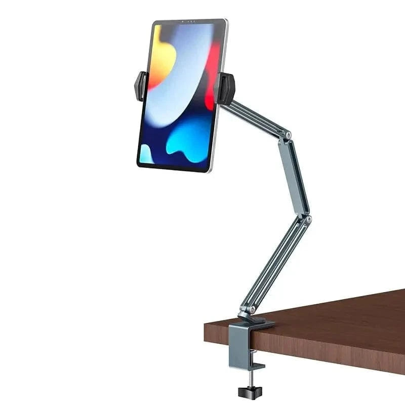 360° Adjustable Aluminum Alloy Tablet Stand with Foldable Arm, Desk Mount Holder Compatible with iPad, Air Mini, Samsung Galaxy Tab, Kindle Fire HD, Surface Pro - Smart Shop (Online Store for wise shoppers) 