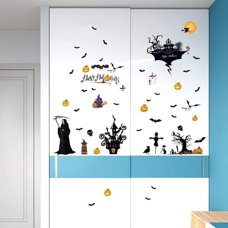 Horror Halloween Decoration Double Sided Removable Wall and Window Decals - Smart Shop (Online Store for wise shoppers) )