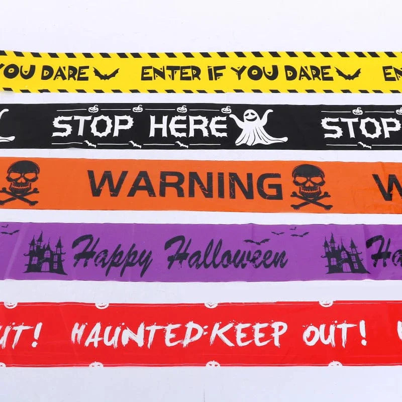 SearchFindOrder purple 6M Halloween Prop Warning Plastic Line