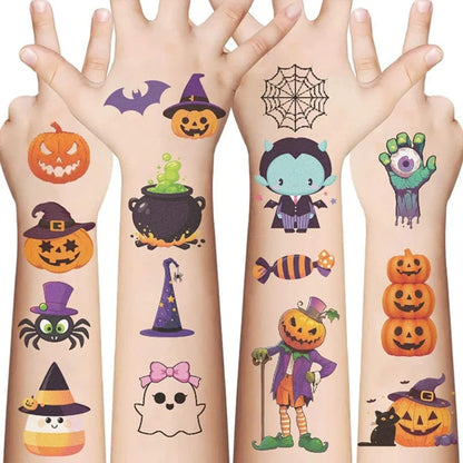 Halloween Pumpkin Tattoo Stickers