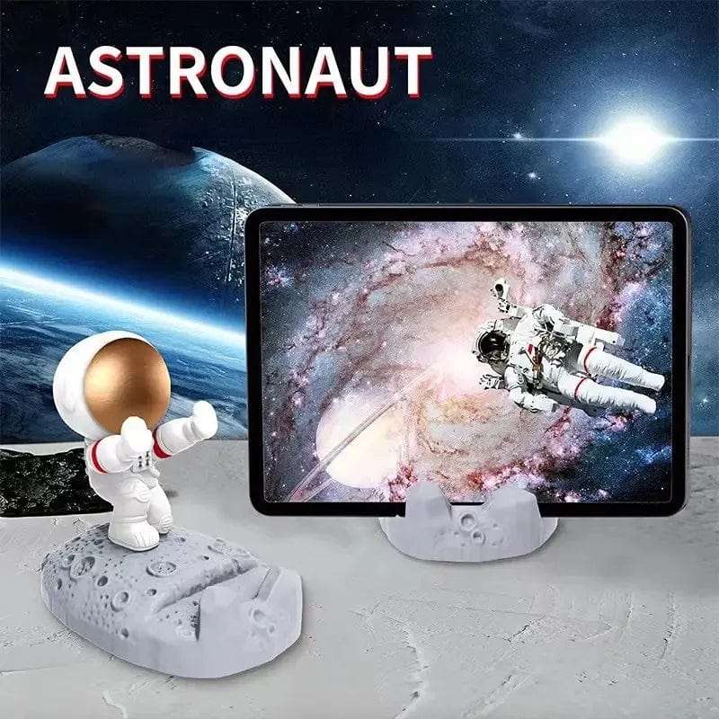 SearchFindOrder Yellow Hand-Crafted Astronaut Mobile Phone Bracket