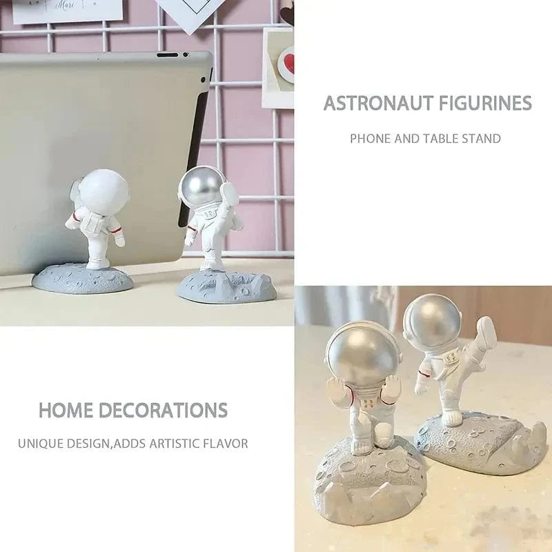 SearchFindOrder GRAY Hand-Crafted Astronaut Mobile Phone Bracket