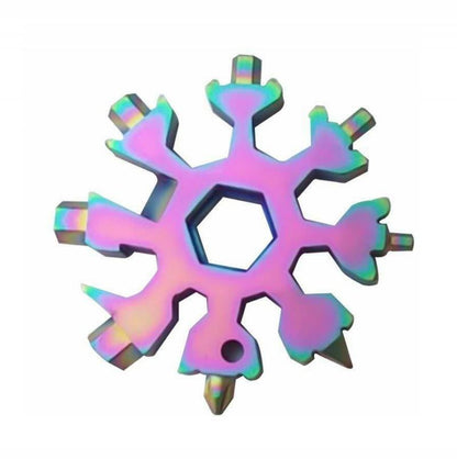 18-in-1 Stainless Steel Snowflake Multifunctional Tool