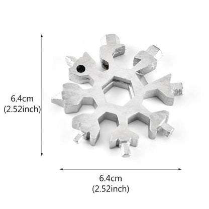 18-in-1 Stainless Steel Snowflake Multifunctional Tool