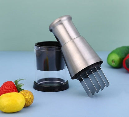 SearchFindOrder Handheld Manual Food Chopper with Onion/Garlic Crusher and Vegetable Slice